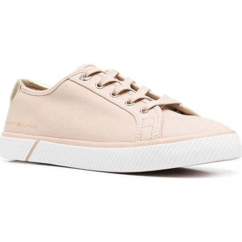 Chaussures Femme Baskets basses Tommy Hilfiger lace up sneaker Rose