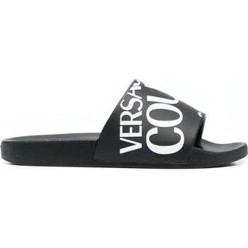 Chaussures Femme Chaussons Versace Jeans Couture fondo shelly slippers Noir