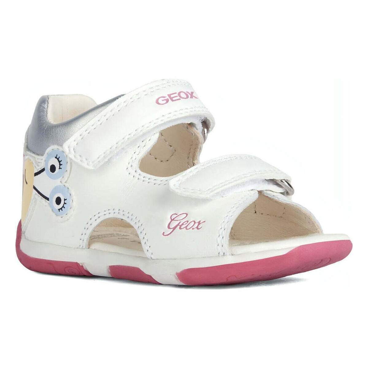Chaussures Fille Sandales sport Geox sandals tapuz Blanc