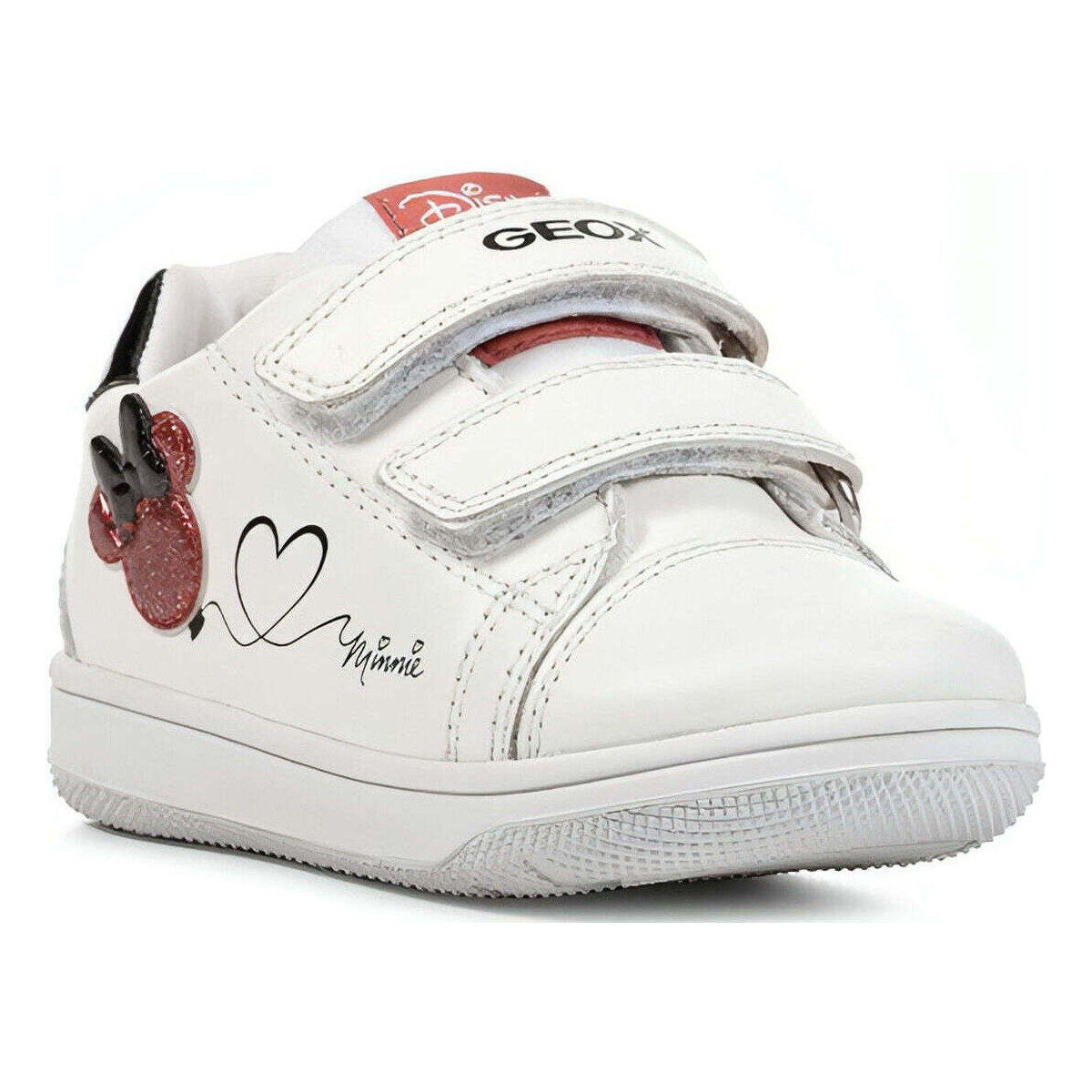 Chaussures Fille Baskets basses Geox new flick sport shoes Blanc