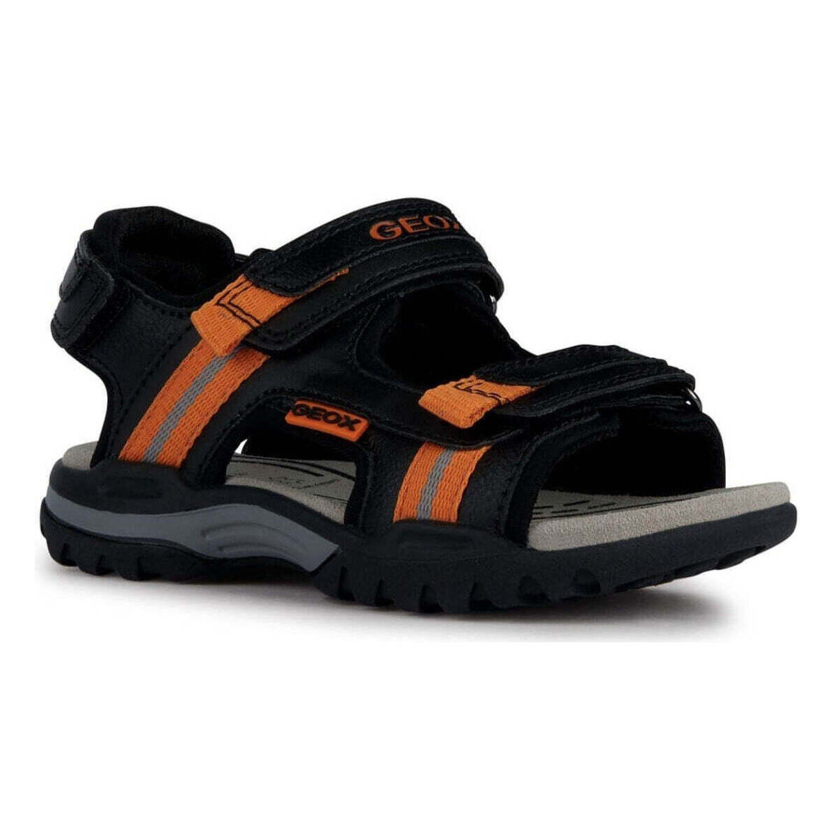 Chaussures Garçon Sandales sport Geox borealis sandals Noir