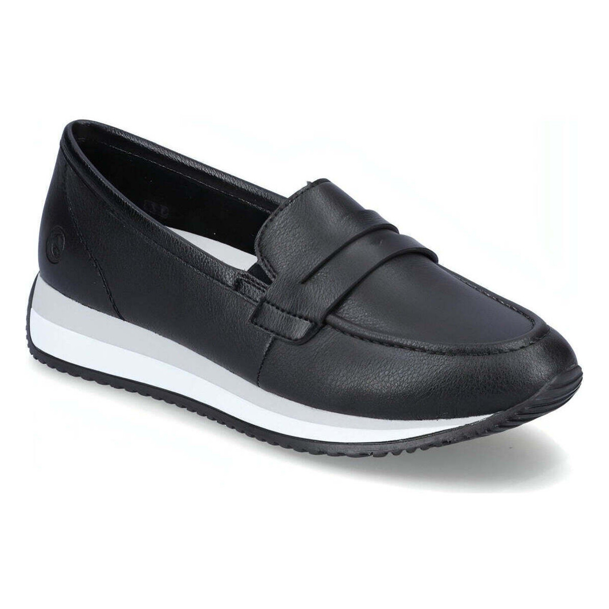 Chaussures Femme Mocassins Remonte black casual closed loafers Noir