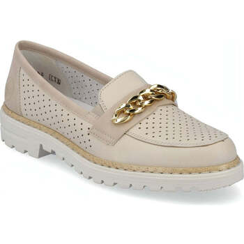 Chaussures Femme Mocassins Rieker beige casual closed loafers Beige