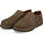 Chaussures Homme Baskets basses Rieker brown casual part-open formal Marron