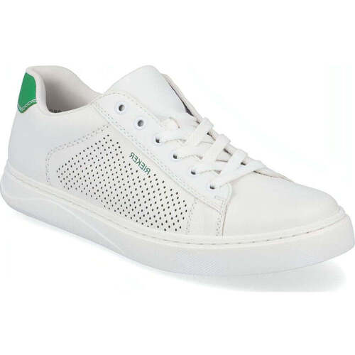 Chaussures Homme Baskets basses Rieker white casual closed sport shoe Blanc