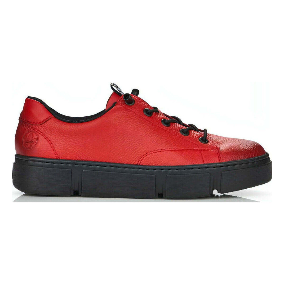 Chaussures Femme Baskets basses Rieker red casual closed sport shoe Rouge
