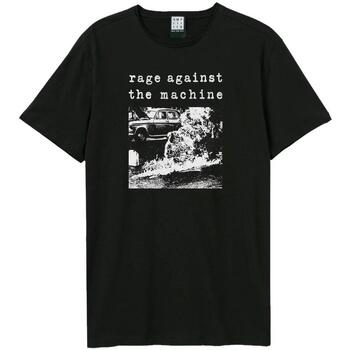 Vêtements T-shirts manches longues Amplified Monk Fire Noir