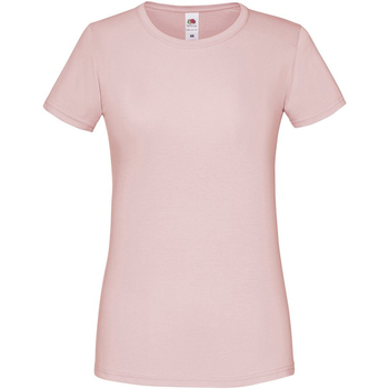 Vêtements Femme T-shirts manches longues Fruit Of The Loom SS432 Rouge