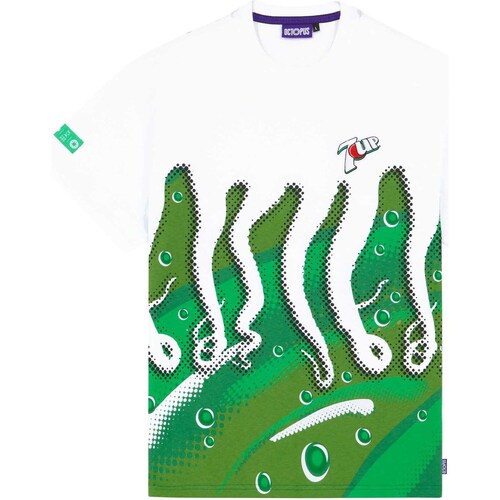 Vêtements Homme T-shirts & Polos Octopus 7Up  Swirl Tee Blanc