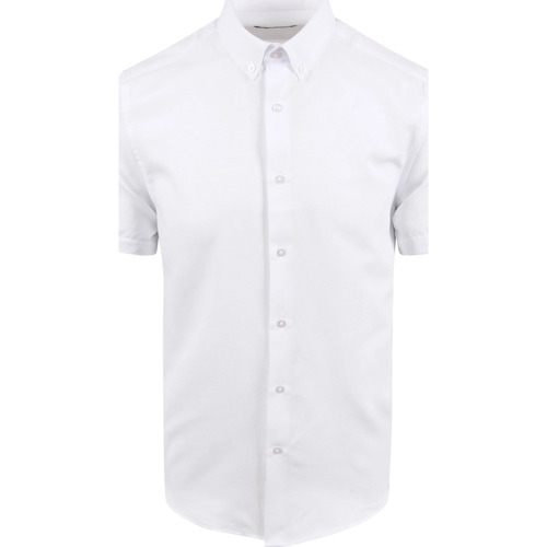Vêtements Homme Chemises manches longues Suitable pour les étudiants Blanche Blanc