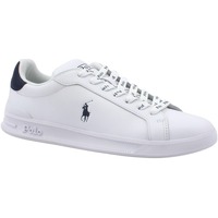 Chaussures Femme Multisport Ralph Lauren POLO  Sneaker Donna White Navy 809829824003D Blanc