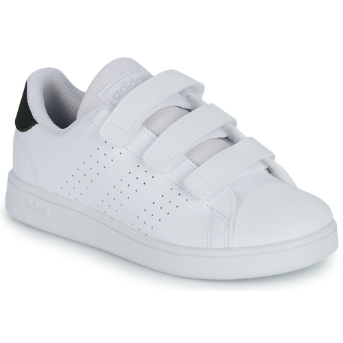 Chaussures Enfant Baskets basses color Adidas Sportswear ADVANTAGE CF C Blanc / Noir