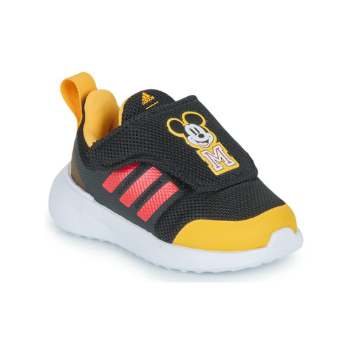 Adidas Sportswear FORTARUN MICKEY AC I Noir / Jaune - Livraison Gratuite |  Spartoo ! - Chaussures Baskets basses Enfant 37,49 €