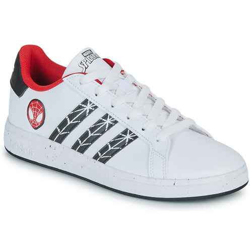 Adidas Sportswear GRAND COURT Spider-man K Blanc / Rouge - Livraison  Gratuite | Spartoo ! - Chaussures Baskets basses Enfant 31,50 €