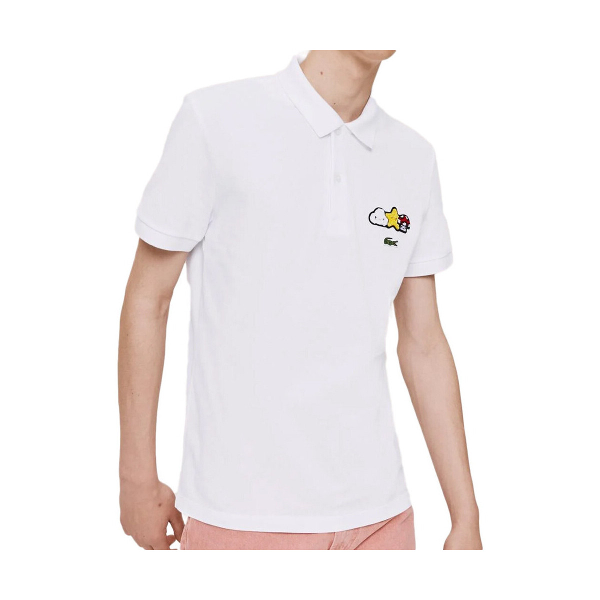 Vêtements Homme T-shirts & Polos Lacoste PH0407 Blanc