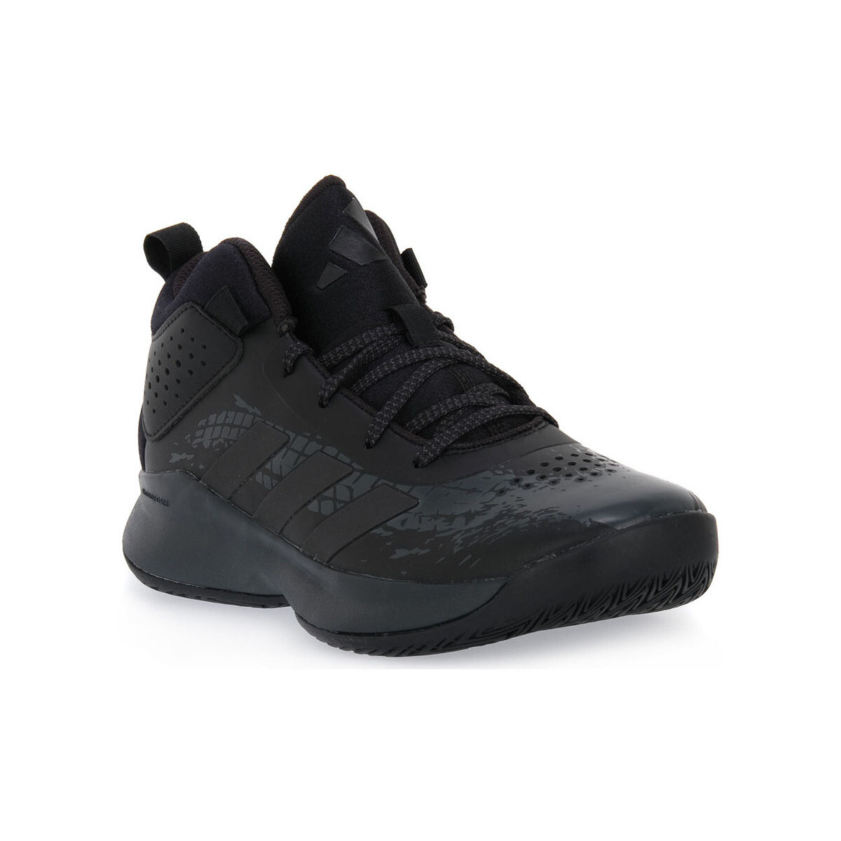 Chaussures Garçon Baskets mode adidas Originals CROSS EM UP 5 K WIDE Blanc