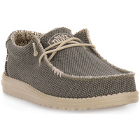 Chaussures Homme Baskets mode HEYDUDE ARMY WALLY BRAIDED ARMY Vert