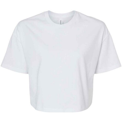 Vêtements Femme T-shirts manches longues Bella + Canvas BL6482 Blanc