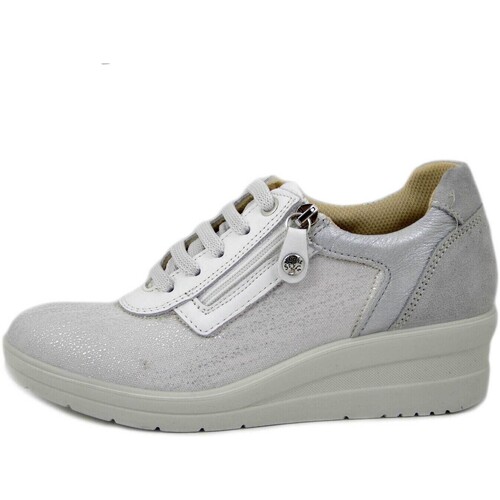 Chaussures Femme Baskets mode Imac Femme Chaussures, Sneakers, Tissu extensible-355400 Blanc
