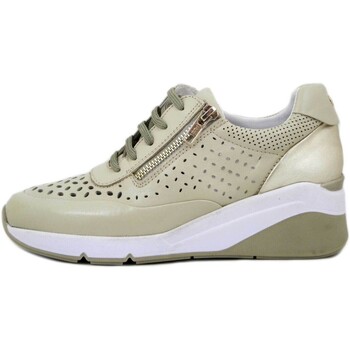 Chaussures Femme Baskets mode Osvaldo Pericoli Femme Chaussures, Sneakers, Cuir Douce-ILARIA Beige