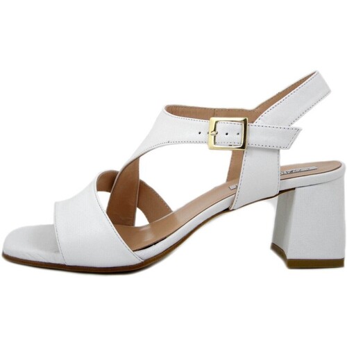 Chaussures Femme Mules Osvaldo Pericoli Femme Chaussures, Sandales, Cuir-23720 Blanc