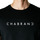 Vêtements Homme Weekday Standard Svart sweatshirt logo-print Chabrand Tee shirt logo-print homme  noir/blanc Noir