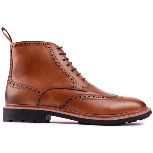 Chaussures Homme Boots Steptronic Liverpool Bottes Brogue Marron