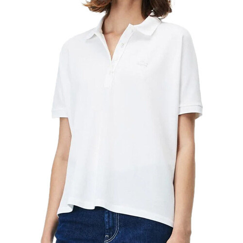 Vêtements Femme T-shirts & Polos Lacoste PF0103 Blanc