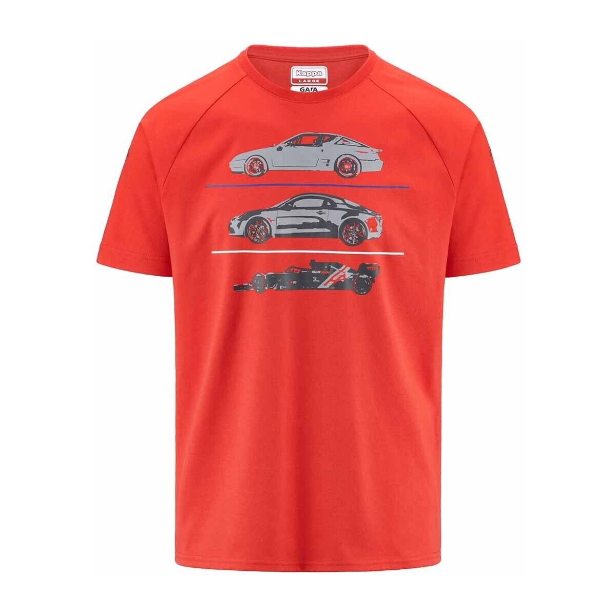 Vêtements Homme T-shirts manches courtes Kappa T-Shirt Argla BWT Alpine F1 Team 2023  Rouge Rouge