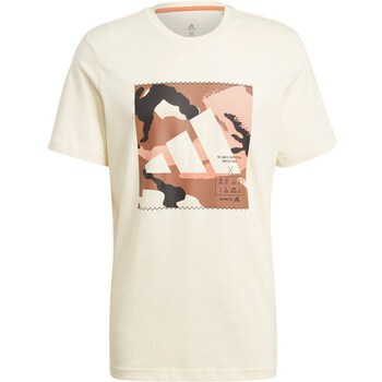 Vêtements Homme T-shirts manches courtes adidas Originals CAMO BOS TEE M Blanc
