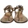 Chaussures Femme Sandales et Nu-pieds Moda Positano pa61-23 Doré