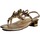 Chaussures Femme Sandales et Nu-pieds Moda Positano pa61-23 Doré