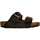 Chaussures Mules Birkenstock arizonapelle-mocca Marron