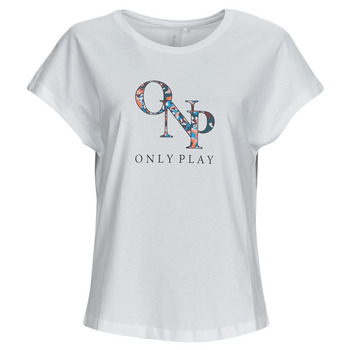Vêtements Femme T-shirts manches courtes Only Play ONPJESS LIFE LOOSE SS JRS TEE BOX Blanc