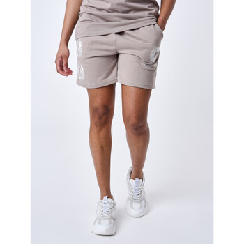 Vêtements Femme Shorts / Bermudas Tee Shirt F202101 Short F234100 Gris