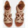 Chaussures Femme Sandales et Nu-pieds Bata Sandales pour fille avec zip Famme Beige