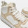 Chaussures Femme Baskets mode Bata Sneakers montantes pour femme Famme Beige