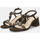 Chaussures Femme Sandales et Nu-pieds Bata Sandales pour femme avec talon carré et Noir