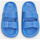 Chaussures Femme Mules Bata Mules plates pour femme avec brides Bleu