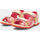 Chaussures Pantoufles / Chaussons Bata Sandales fille avec bandes velcro Multicolore
