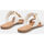 Chaussures Mules Bata Mules plates pour femme avec chaîne Blanc