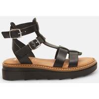 Chaussures Femme Sandales et Nu-pieds Bata Sandales pour fille en cuir Famme Noir