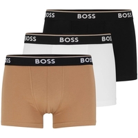 Sous-vêtements Homme Boxers BOSS Pack x3 unlimited logo Noir