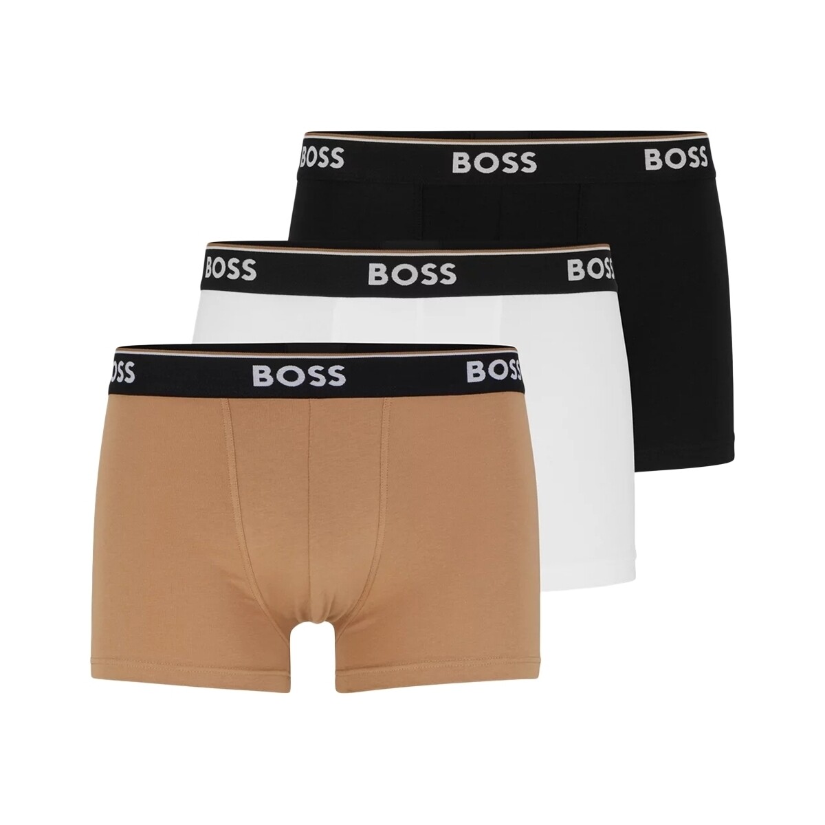 Sous-vêtements Homme Boxers BOSS Pack x3 unlimited logo Multicolore