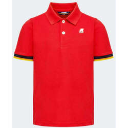Vêtements Garçon T-shirts & Polos K-Way  Rouge