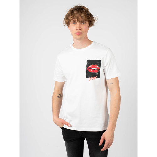 Vêtements Homme T-shirts manches courtes Antony Morato MMKS02139-FA100227 Blanc