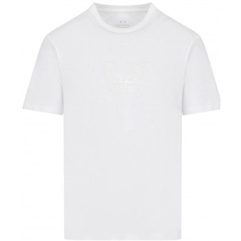 Vêtements Homme Débardeurs / T-shirts Relaxed sans manche EAX Tee shirt homme Armani blanc 3RZTCG ZJ3VZ 1100 - XS Blanc