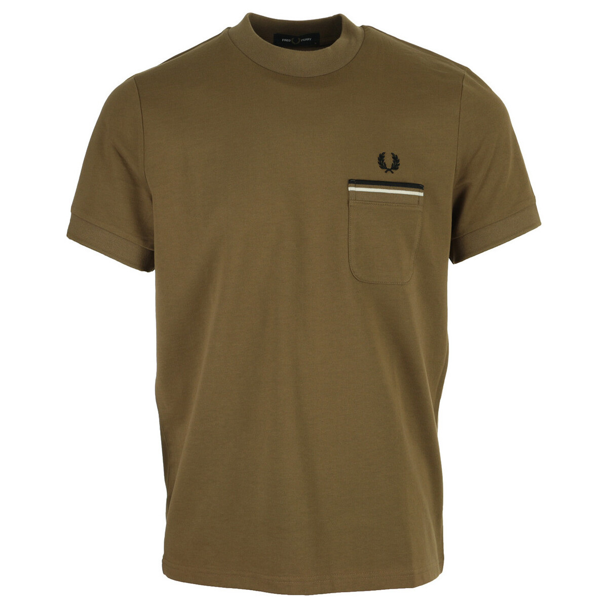 Vêtements Homme T-shirts manches courtes Fred Perry Loopback Jersey Pocket Marron