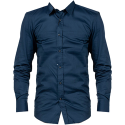 Vêtements Homme Chemises manches longues Antony Morato MMSL00375-FA450001 Bleu
