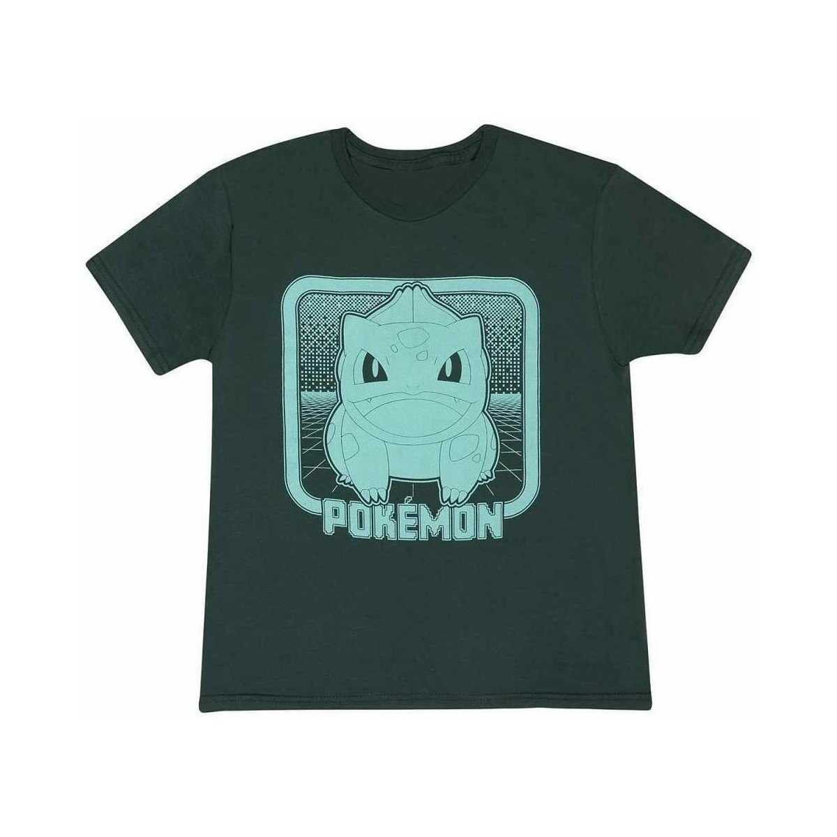 Vêtements Enfant T-shirts Schwarz manches courtes Pokemon  Vert